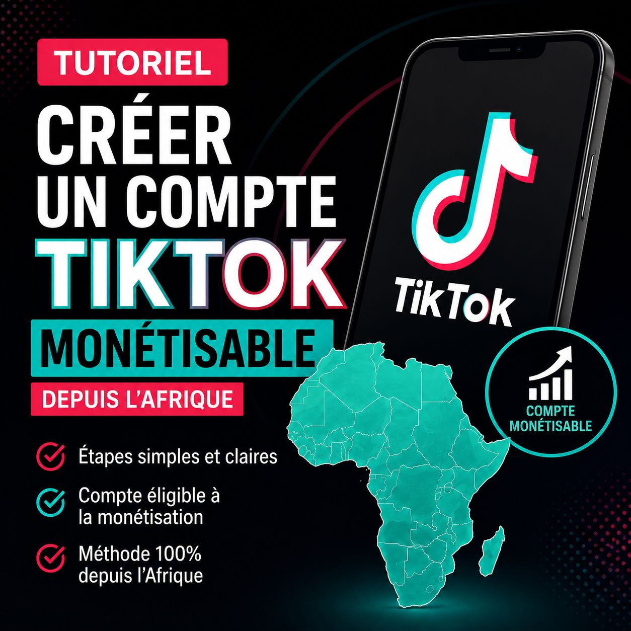 Tutoriel création compte TikTok monetisable