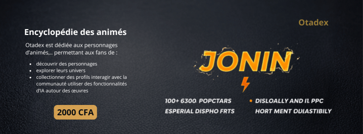 Otadex Jonin | Mensuel