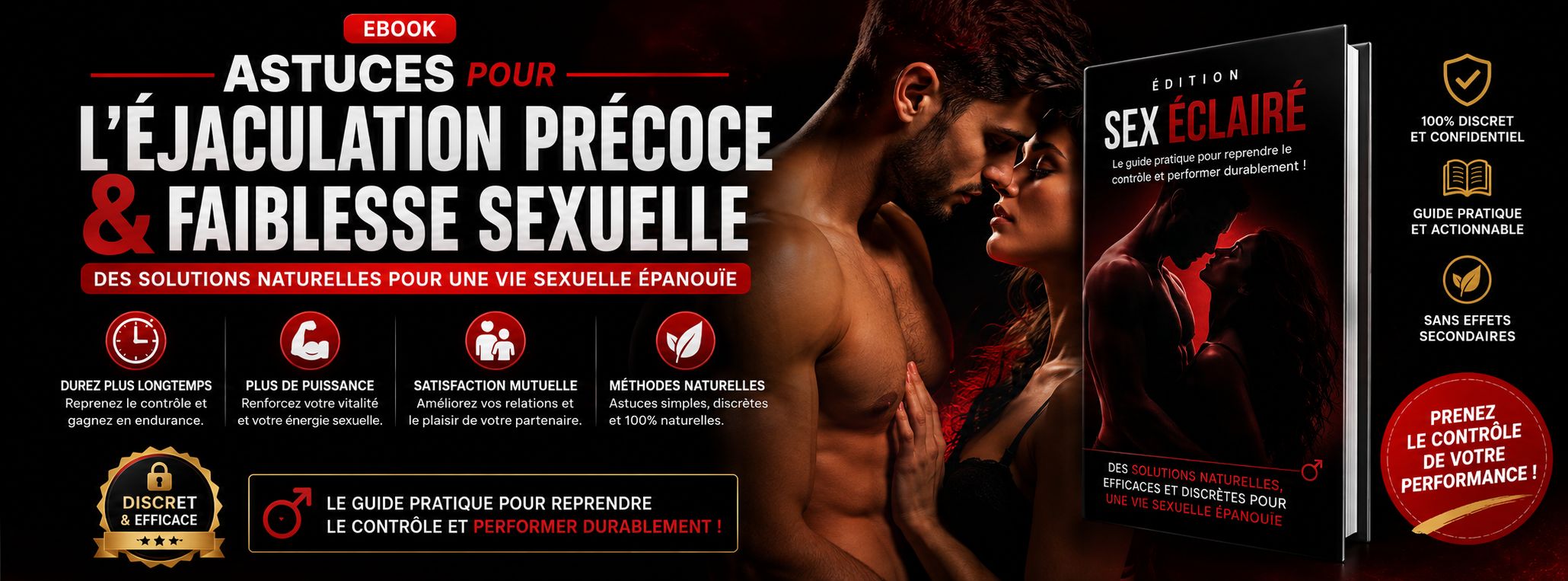 Les secrets contre la faiblesse sexuelle et l'éjaculation précoce