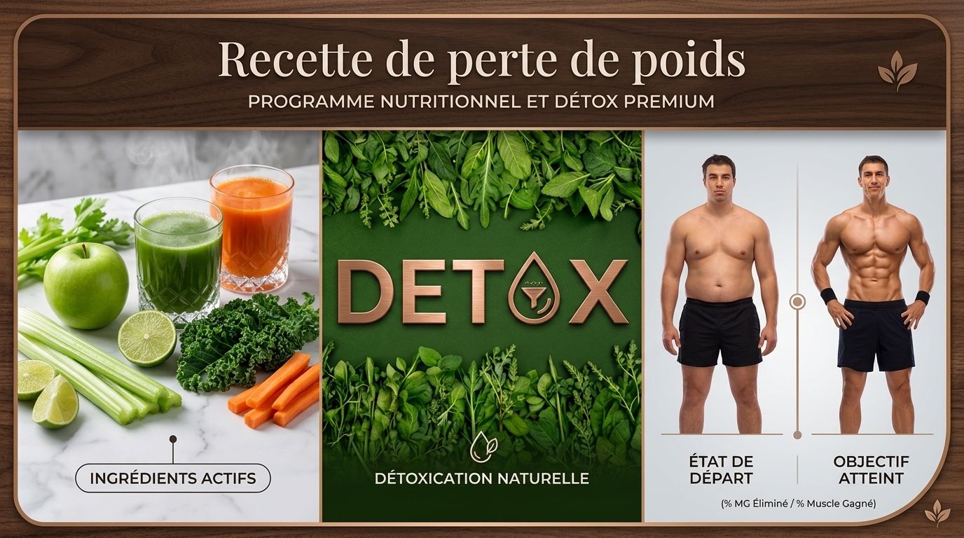 RECETTE DE PERTE DE POIDS - DETOX