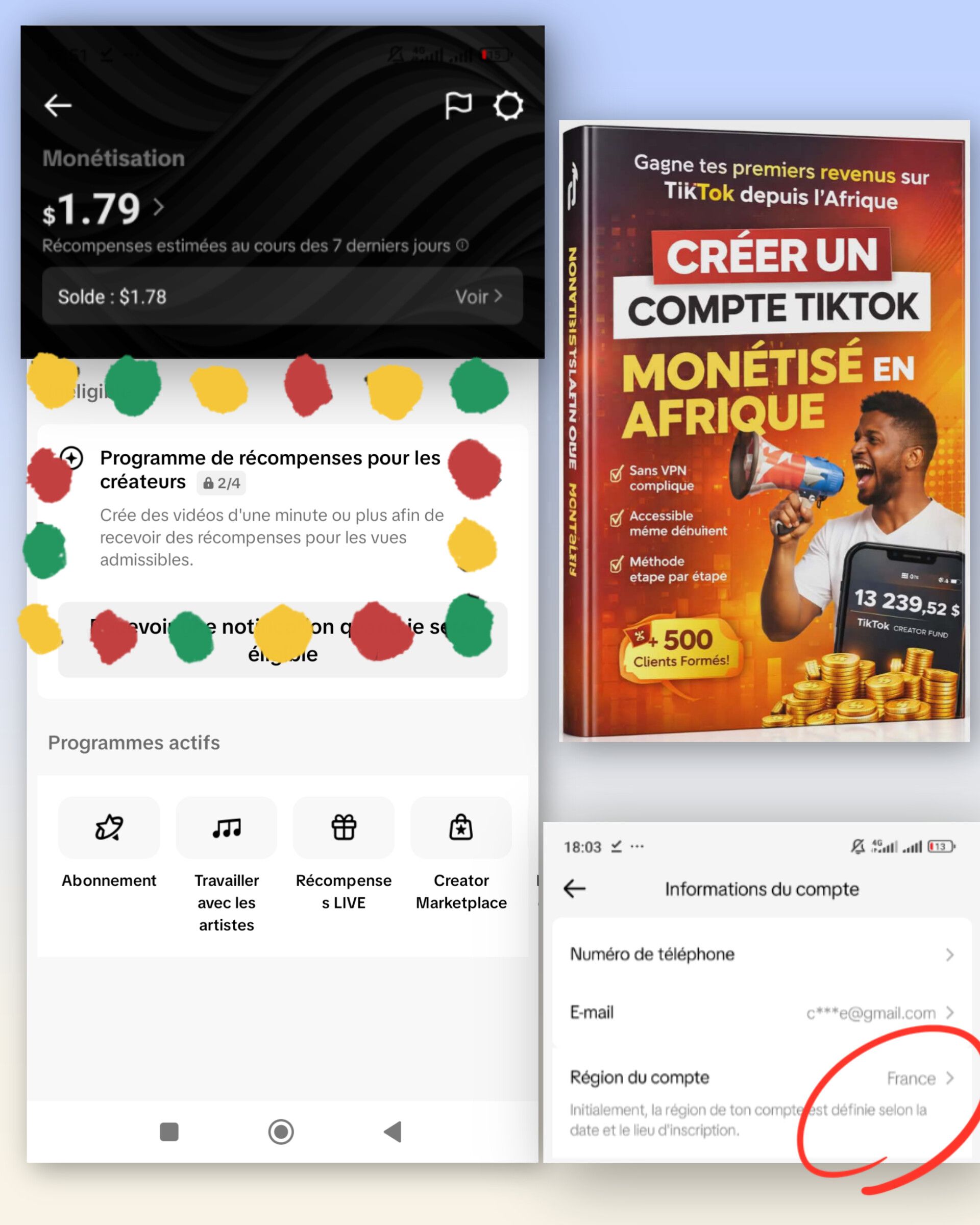 CRÉE TON COMPTE TIKTOK MONÉTISÉ ET GAGNE DE L’ARGENT DEPUIS L’AFRIQUE