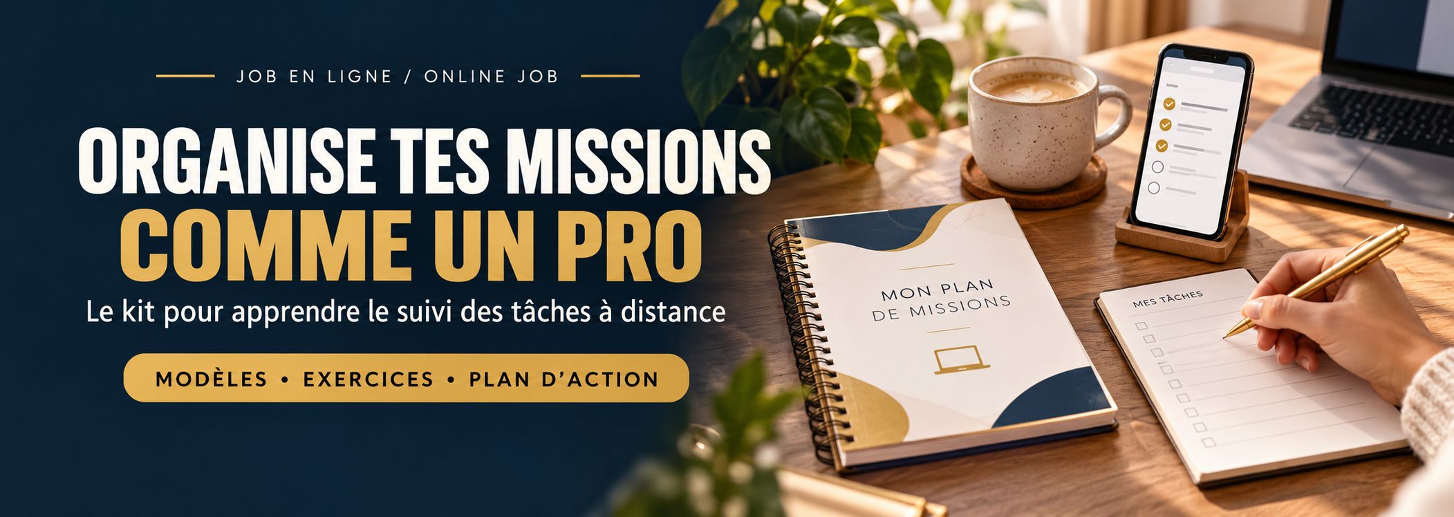 Kit de travail à distance — Organisation & suivi des tâches