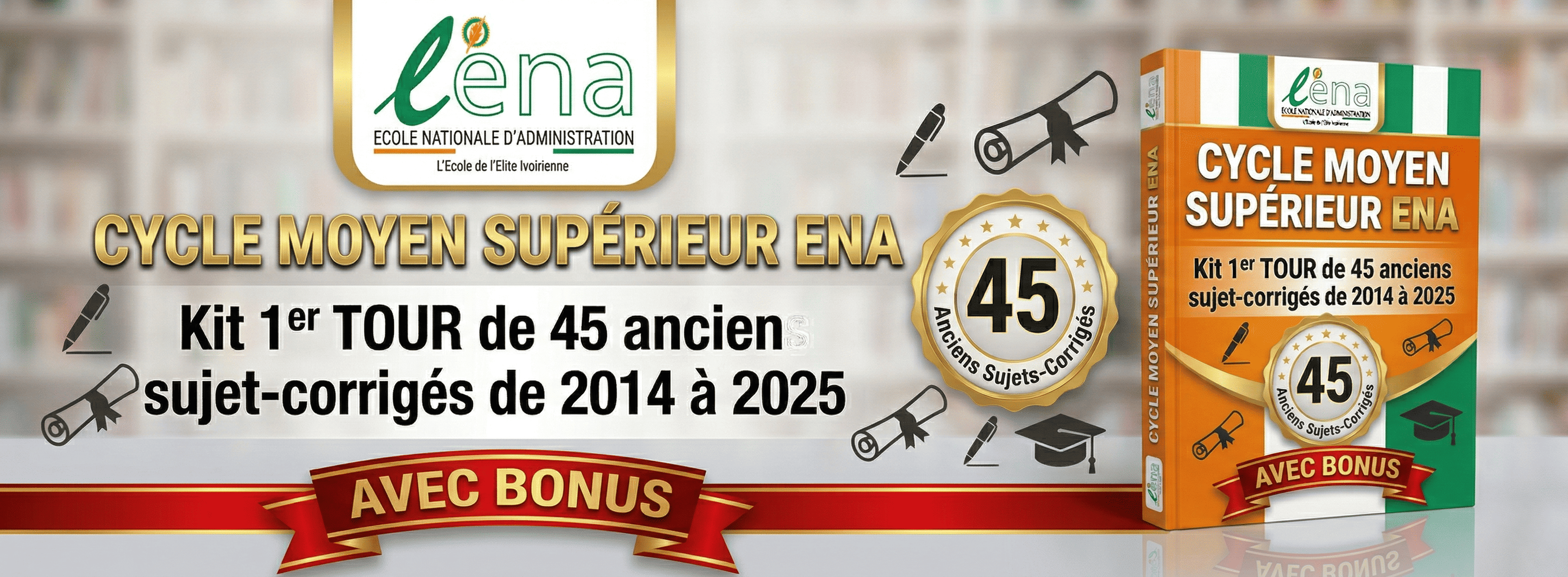 PASSEPORT CYCLE MOYEN SUPERIEUR ENA Kit PDF TÉLÉCHARGEABLE 1er TOUR - AVEC BONUS.