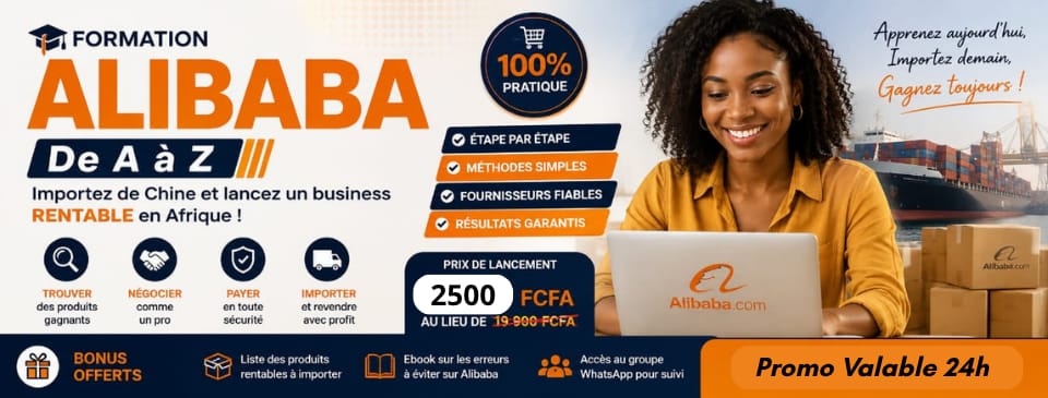 🚢 IMPORTEZ FACILEMENT AVEC ALIBABA + PUBLICITE FACEBOOK ET LANCER UN BUSINESS RENTABLE