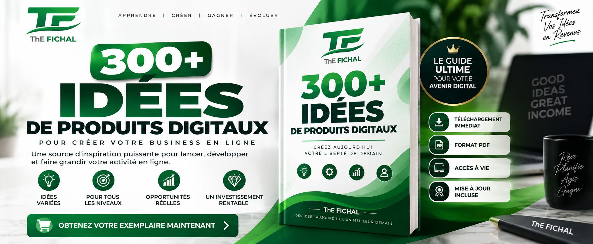 300 Idées de produits digitaux