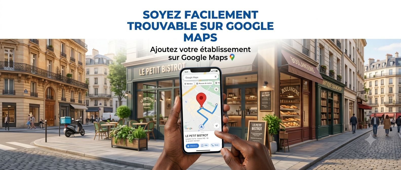 Fais apparaître ton établissement sur Google Maps
