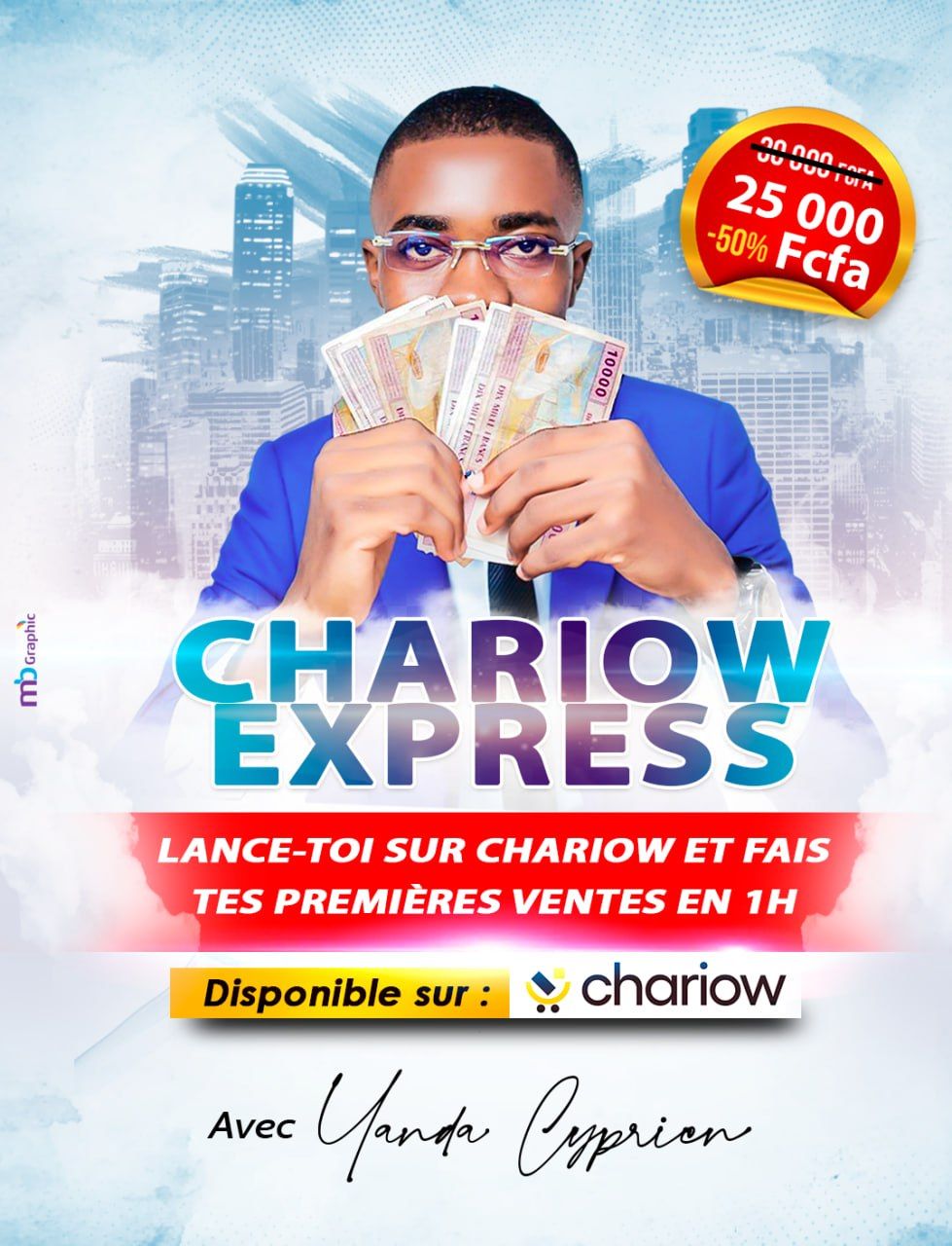 Comment Te Lancer et VENDRE SUR CHARIOW en 1h CHRONO