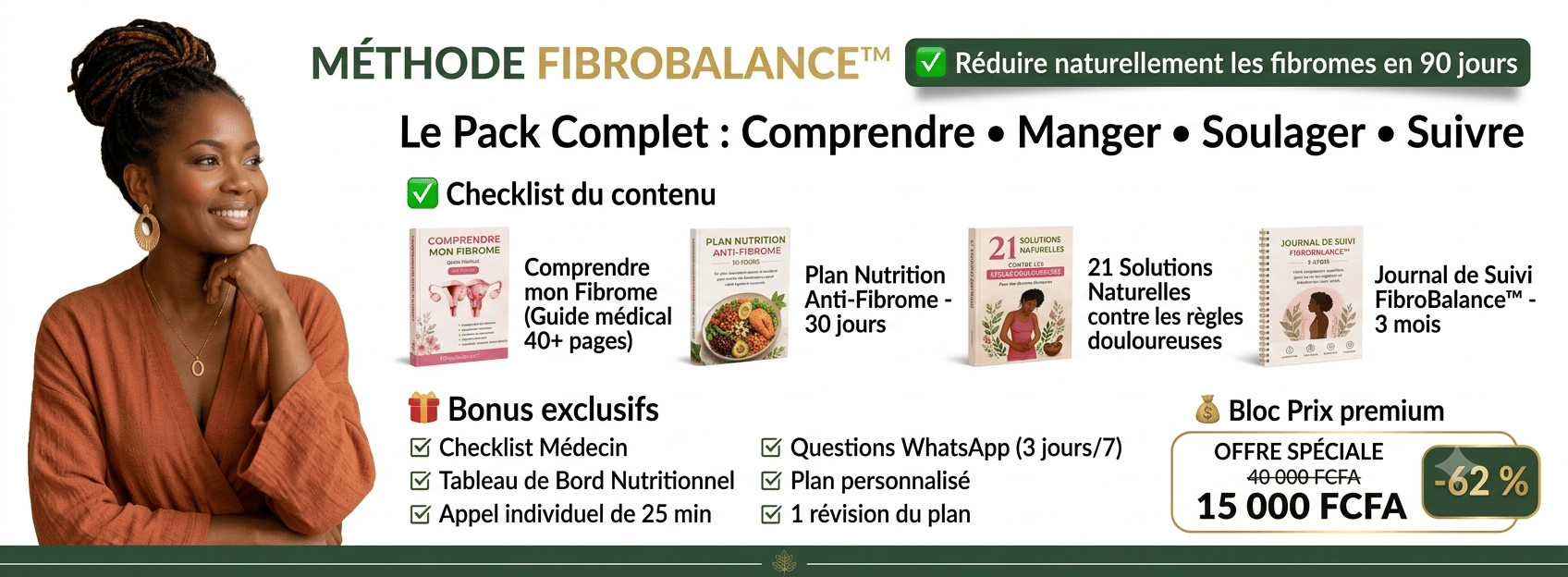 Programme complet anti-fibromes : 90 jours pour une réduction naturelle