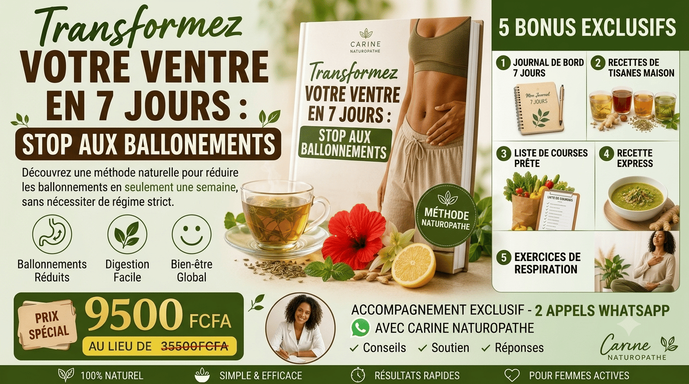 Transformez votre ventre en 7 jours : STOP aux ballonnements