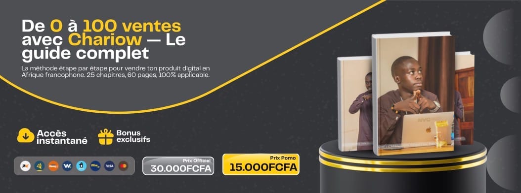 De 0 à 100 ventes avec Chariow — Le guide complet