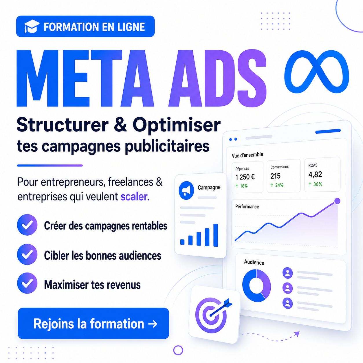 Formation complète Facebook Ads ( De débutants à expert )