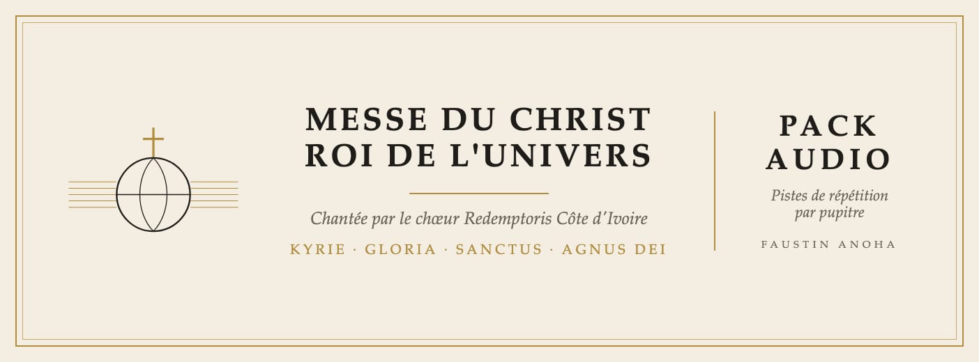 Messe du Christ, Roi de l'univers — Pack Audio (pistes de répétition par pupitre)