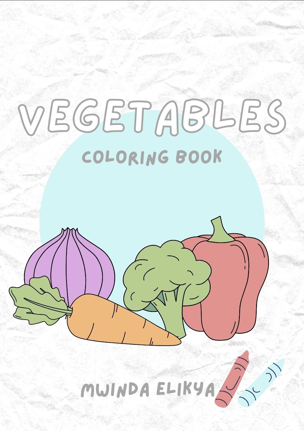 Vegetable coloring book