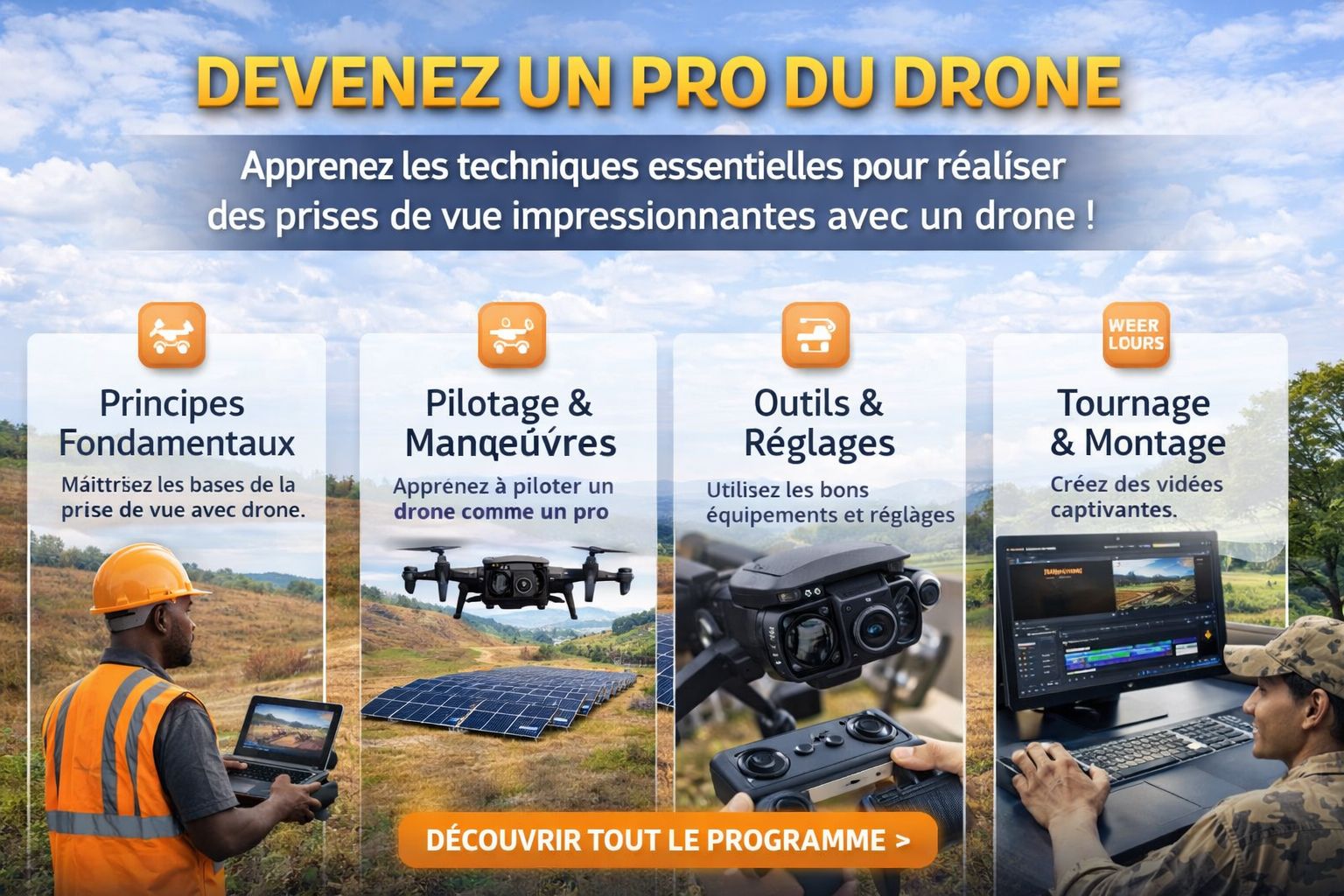 Maîtrisez la prise de vue aérienne par drone comme un professionnel