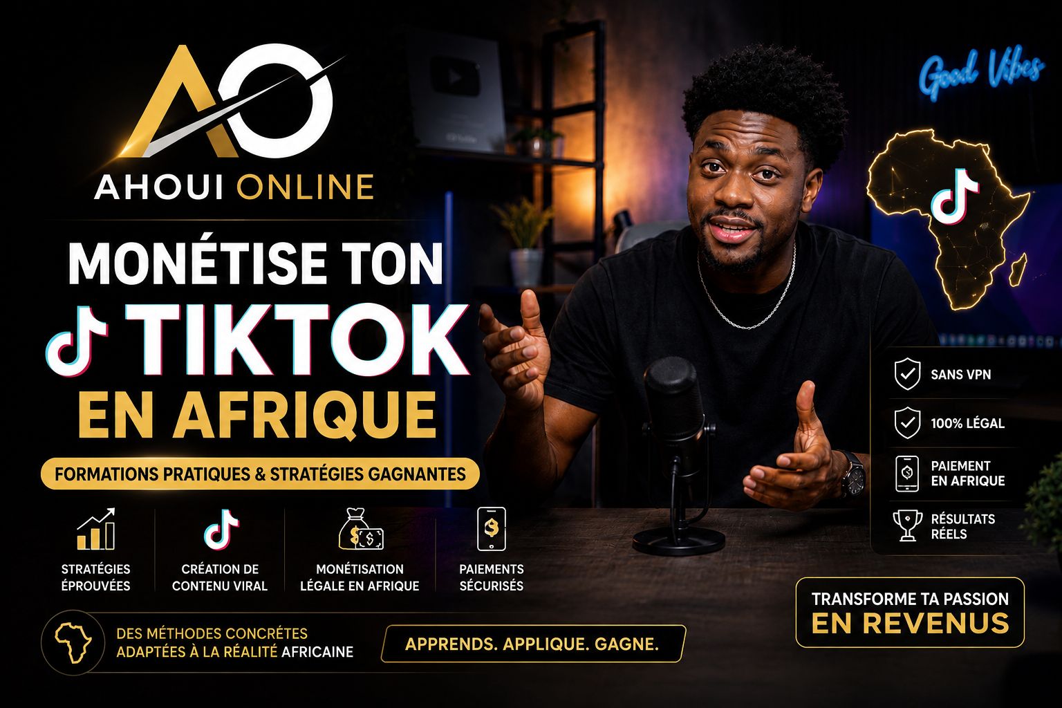 Monétisation TikTok en Afrique : Deviens éligible en quelques minutes