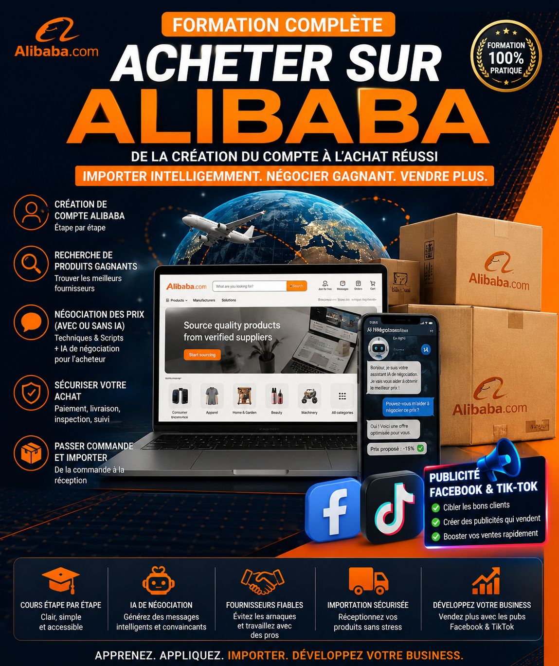 Formation Alibaba: Acheter et Importer de A à Z
