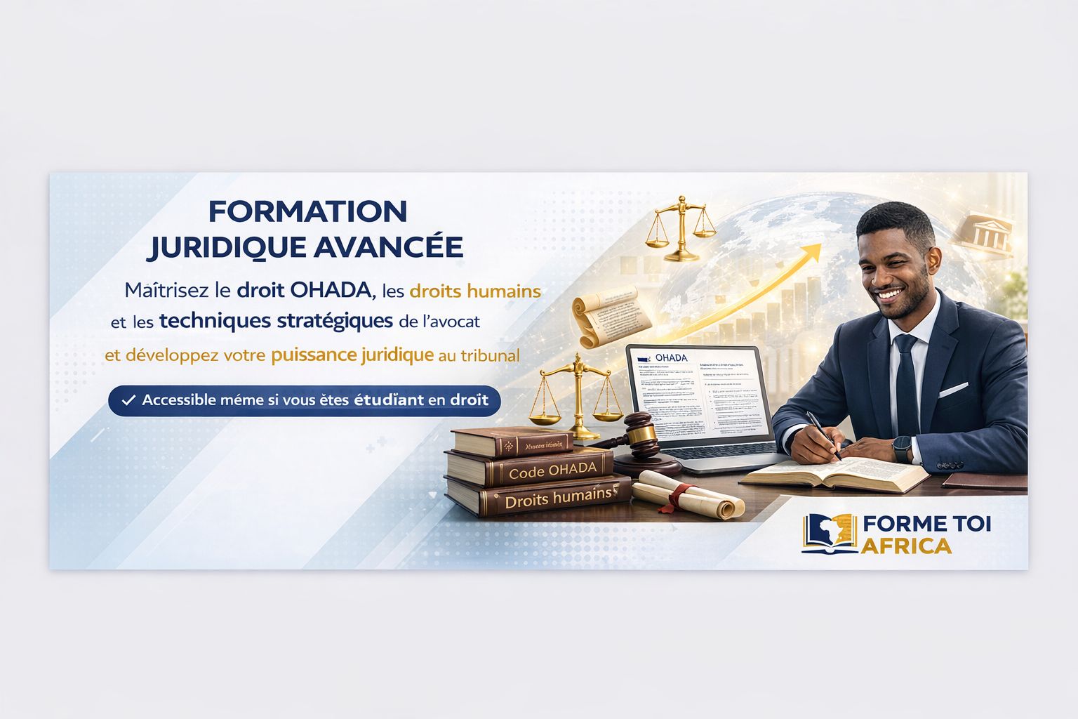 Formation juridique avancée : OHADA, droits humains et techniques d’avocat