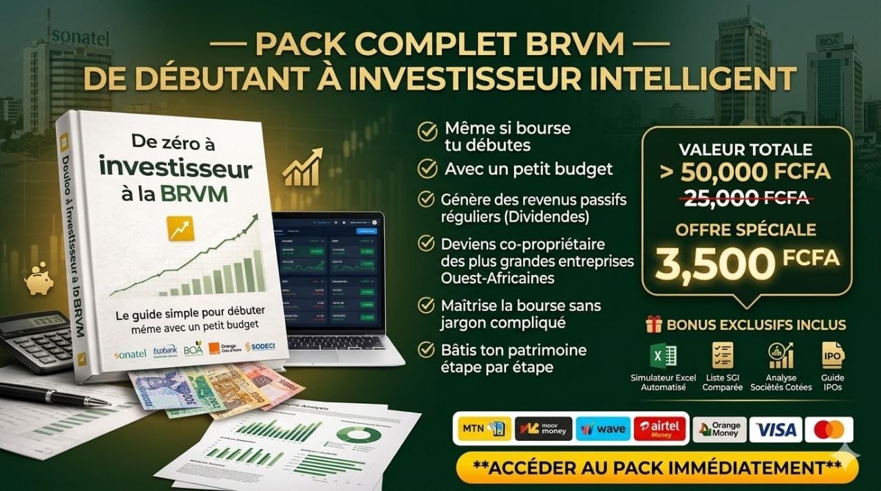 FORMATION COMPLÈTE SUR LA BOURSE DE LA BRVM : De Débutant à Expert