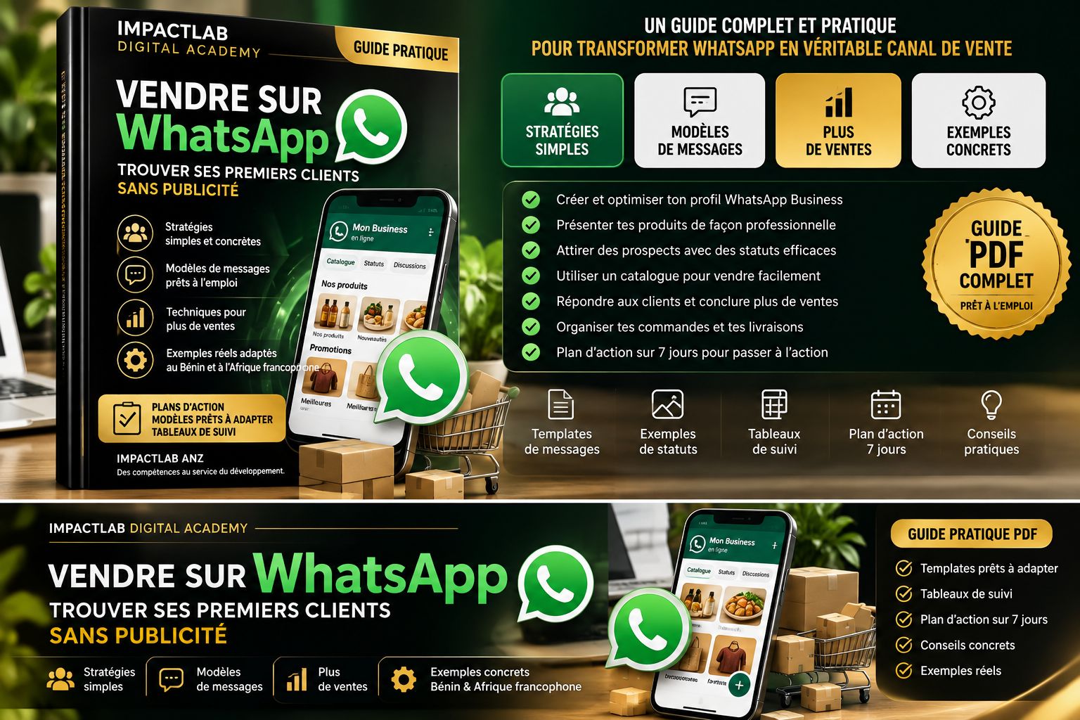 Vendre sur WhatsApp : Premiers clients sans publicité