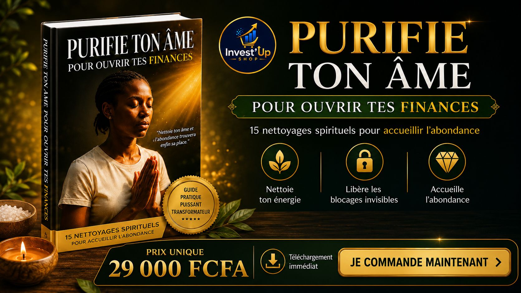 Finances Épanouies : Purifie ton Âme pour Transformer tes Gains – eBook Téléchargeable