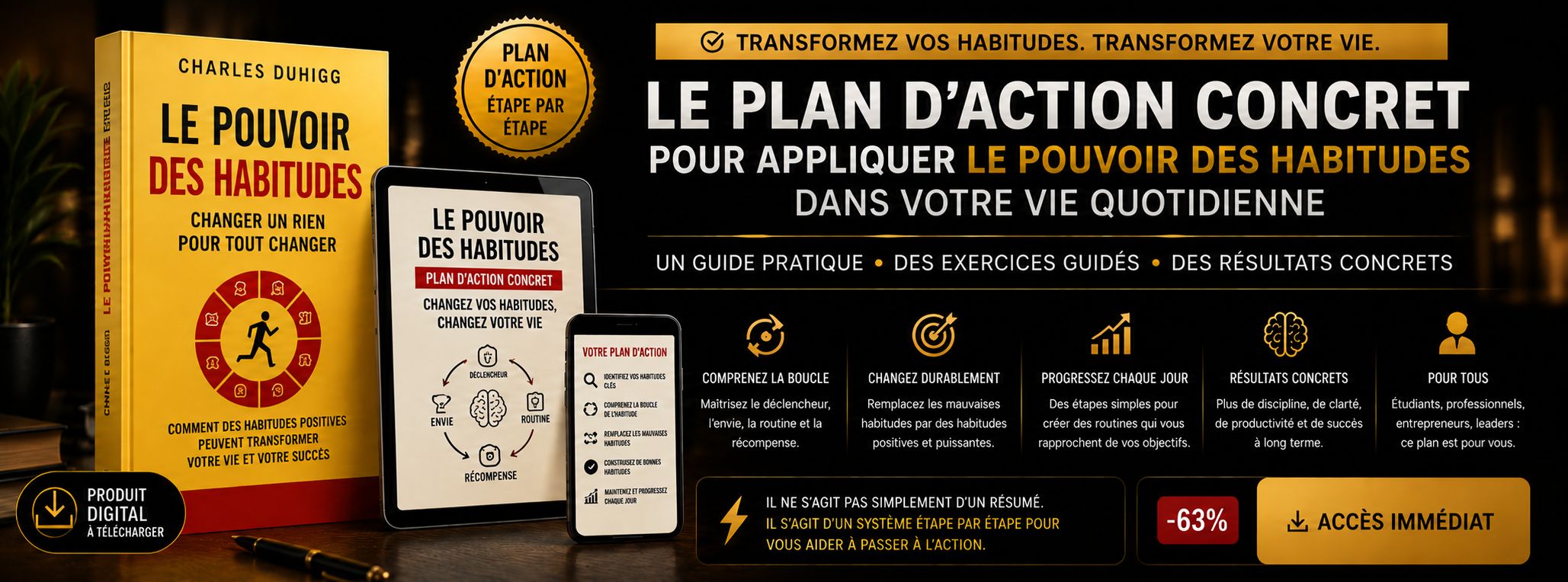 PLAN | «Le Pouvoir des habitudes  Changer un rien pour tout changer» de Charles Duhigg