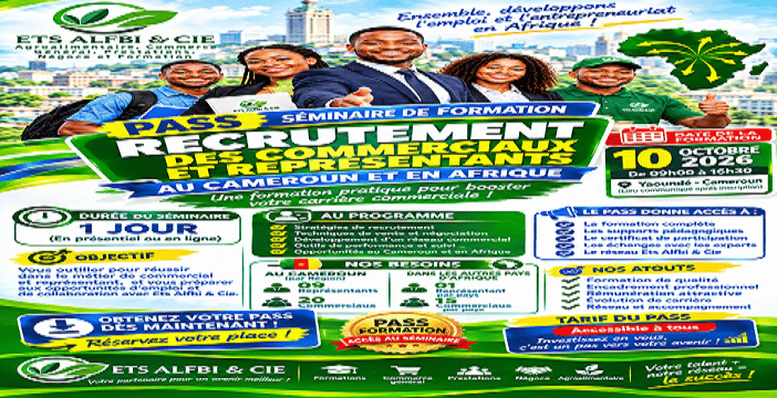 PASS DU SEMINAIRE DE FORMATON RECRUTEMENT COMMERCIAUX ET REPRESENTANT
