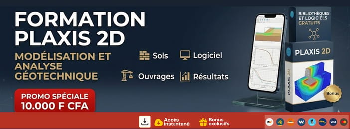 Formation PLAXIS 2D – Modélisation et Analyse Géotechnique des Sols