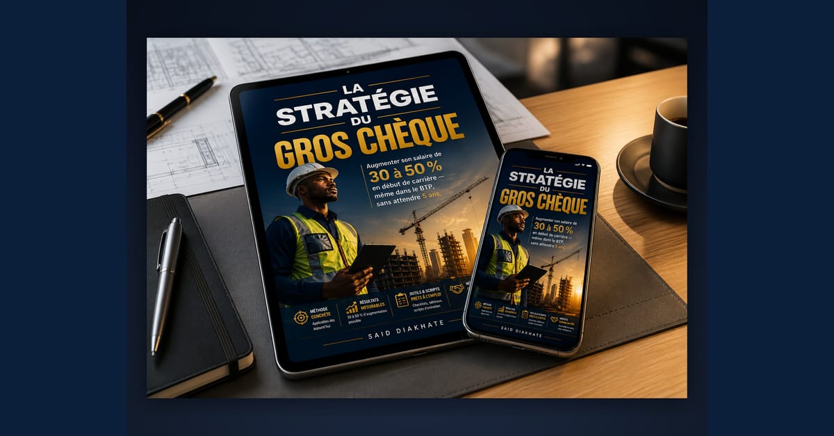 Augmentez Votre Salaire Rapidement sans Demander d'Augmentation - Stratégie du Gros Chèque