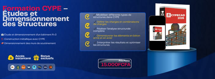 Formation CYPE – Études et Dimensionnement des Structures (Cas Pratiques Professionnels)