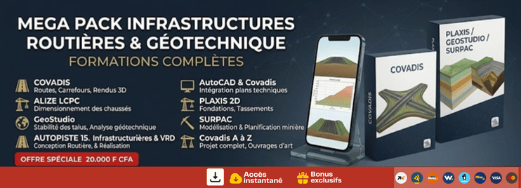 MEGA PACK INFRASTRUCTURES ROUTIÈRES & GÉOTECHNIQUE – Formations Complètes
