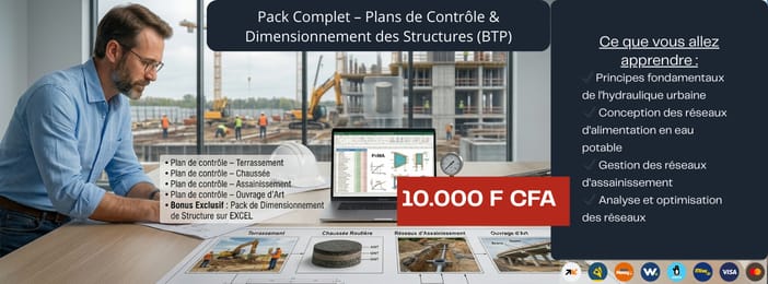 Pack Complet – Plans de Contrôle & Dimensionnement des Structures (BTP)