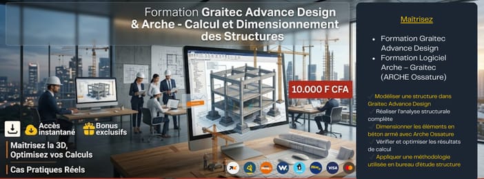Formation Graitec Advance Design & Arche – Calcul des Structures