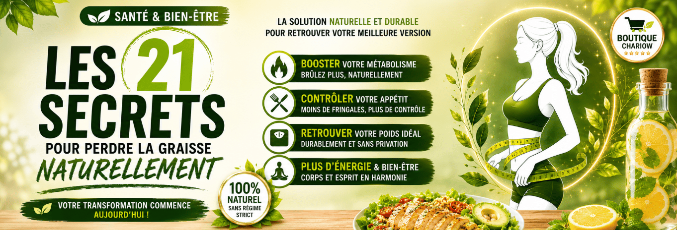Les 21 Secrets Pour Perdre la Graisse Naturellement