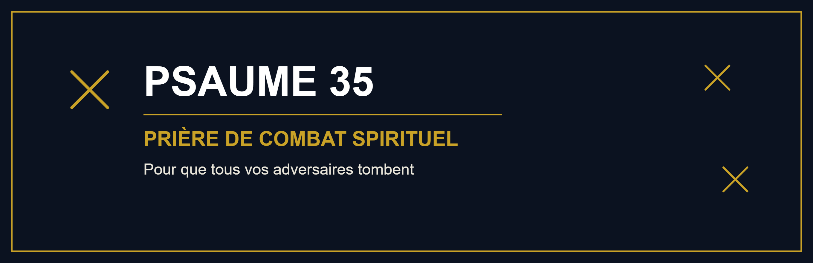 ⚔️🔥 PSAUME 35 — LA PRIÈRE QUI FAIT TOMBER VOS ENNEMIS