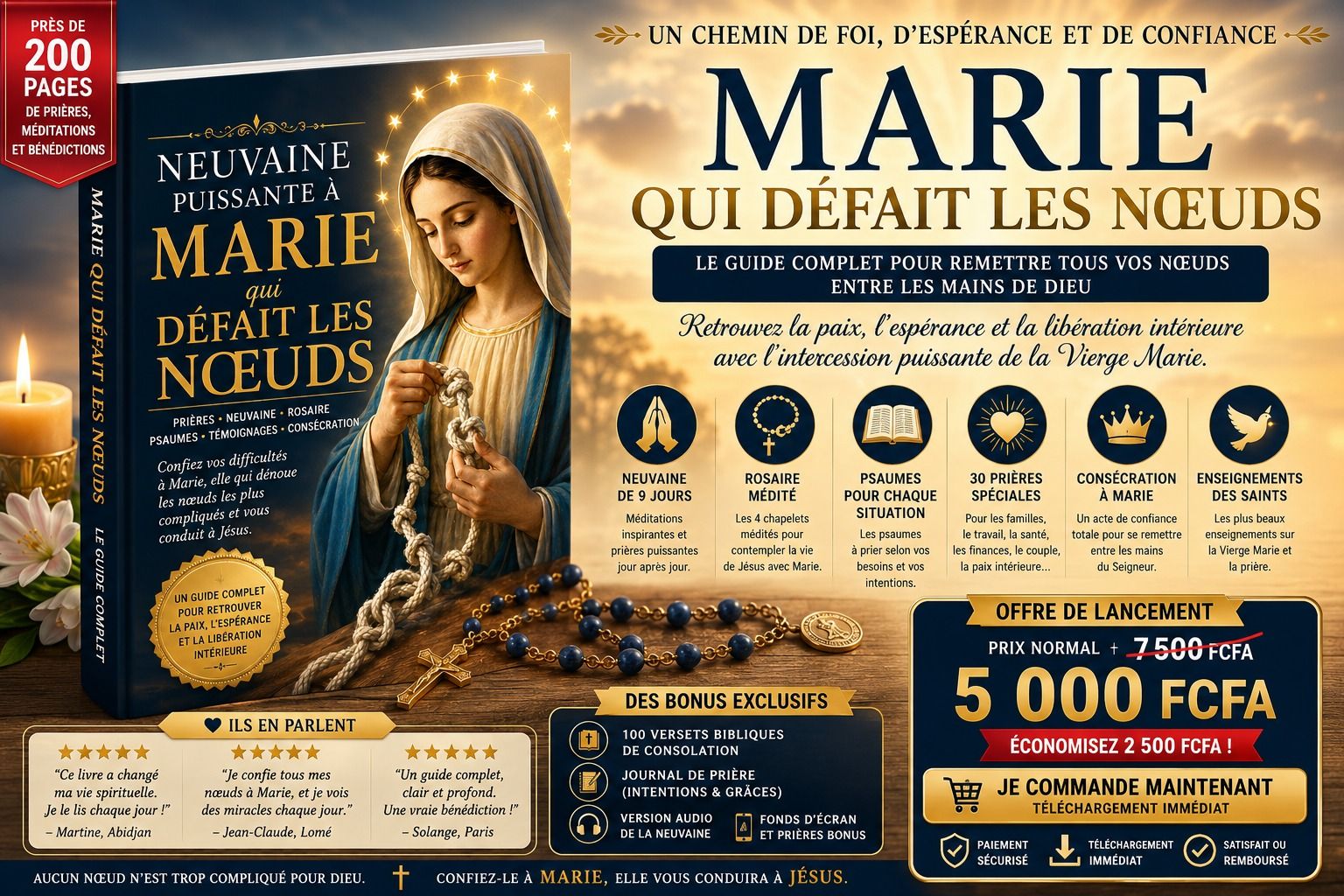 Éliminez les Obstacles Spirituels avec le Guide Pratique de la Neuvaine et des Prières