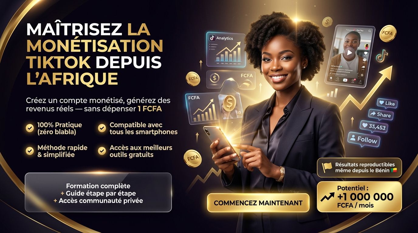MÉTHODE ALPHA : TIKTOK GOLD : Accédez au Marché US depuis l'Afrique