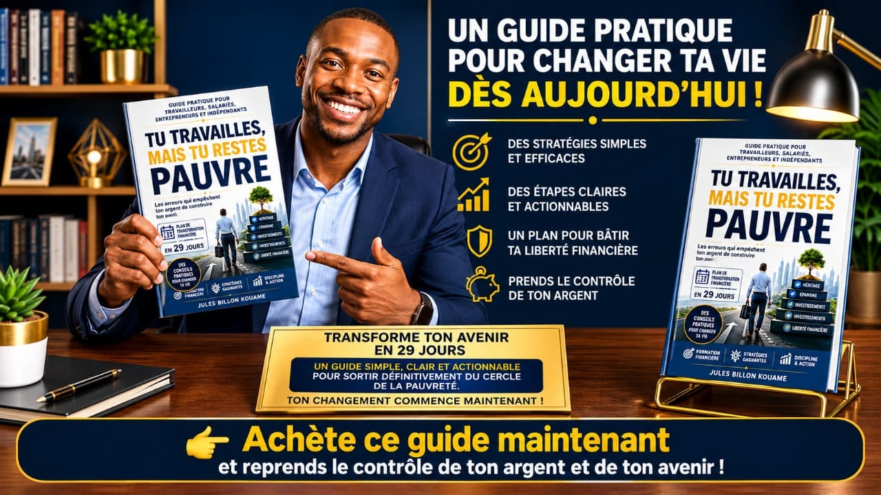 TU TRAVAILLES, MAIS TU RESTES PAUVRE