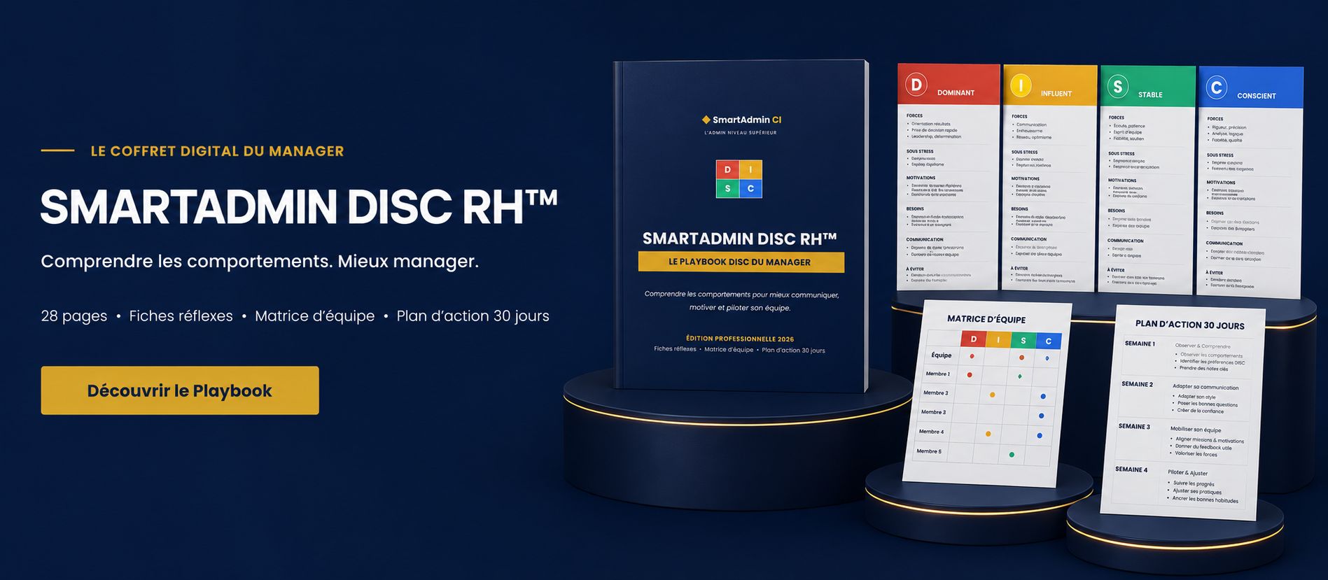 SmartAdmin DISC RH™ — Le Coffret digital du Manager