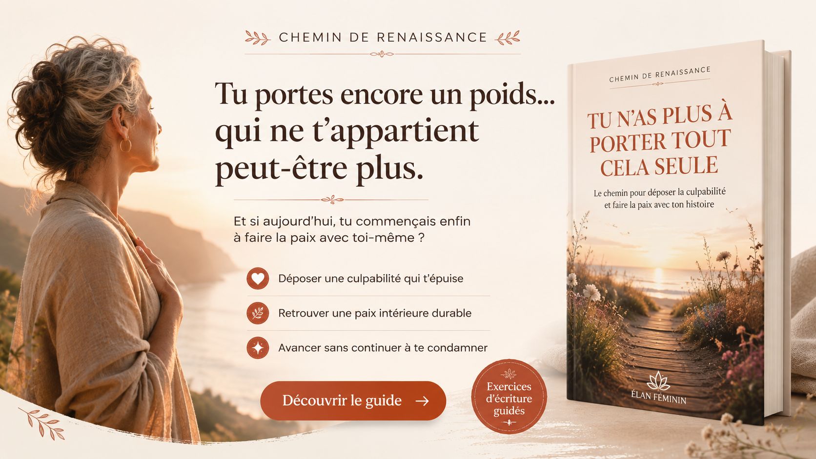 Tu n'as plus à porter tout cela seule