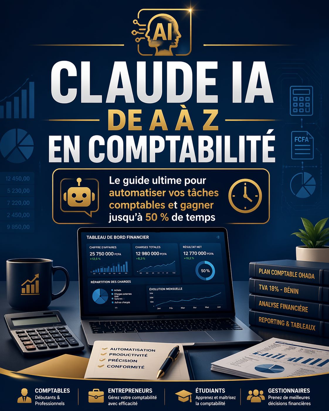 CLAUDE IA DE A À Z EN COMPTABILITÉ Le guide ultime pour automatiser vos tâches comptables