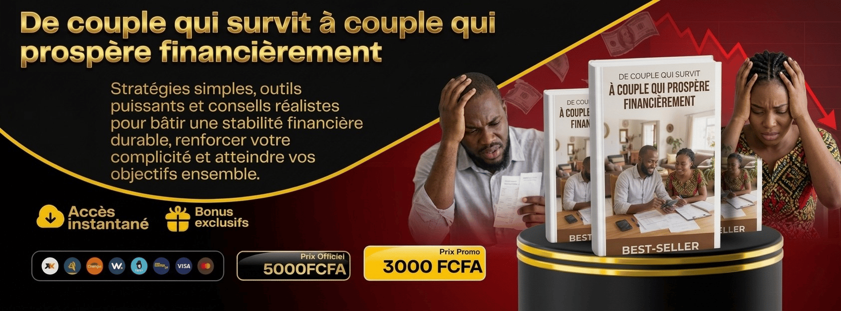 DE COUPLE  QUI SURVIT  A COUPLE QUI  PROSPERE  FINANCIEREMENT