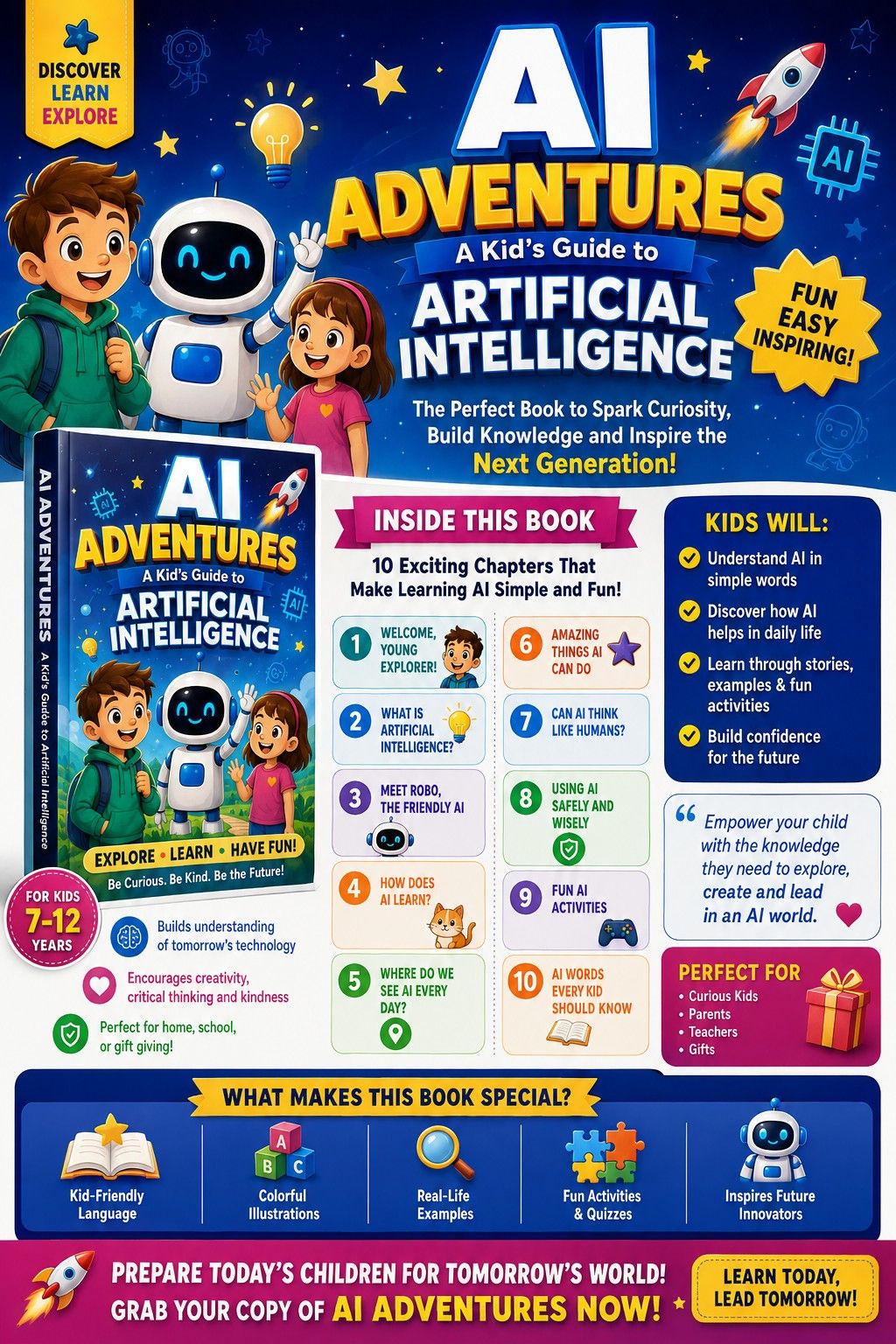 AI adventures, a kid’s guide to artificial intelligence