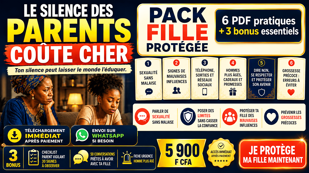 Pack Fille Protégée: 9 Guides Contre Grossesses Précoces, Sextapes, Mauvaises Fréquentations