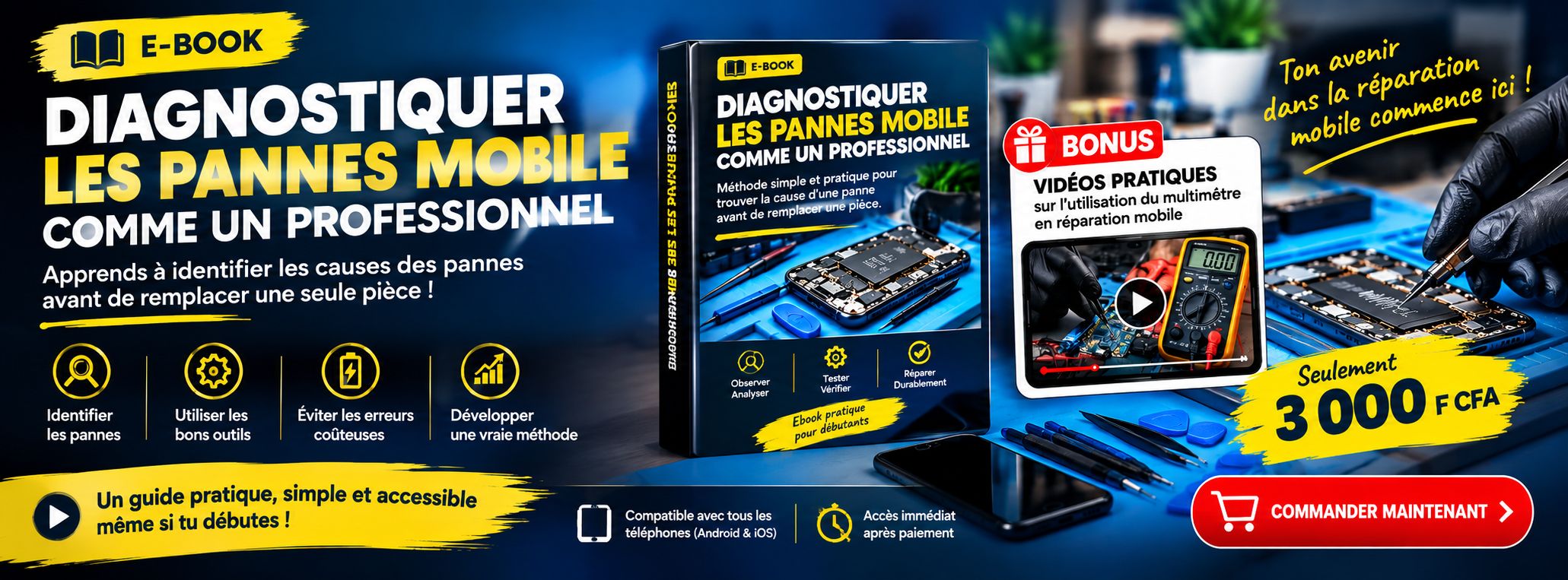 Guide pour apprendre, diagnostiquer et réparer un téléphone en toute confiance