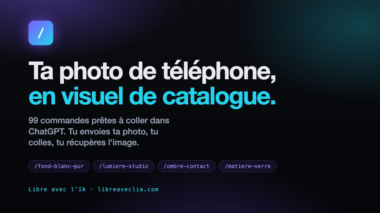 99 prompts ChatGPT pour transformer une photo banale en visuel de studio