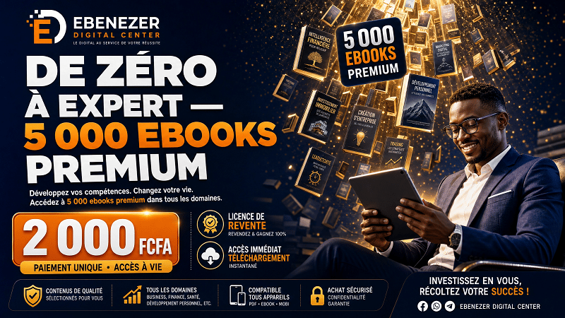 5 000 Livres Électroniques Premium