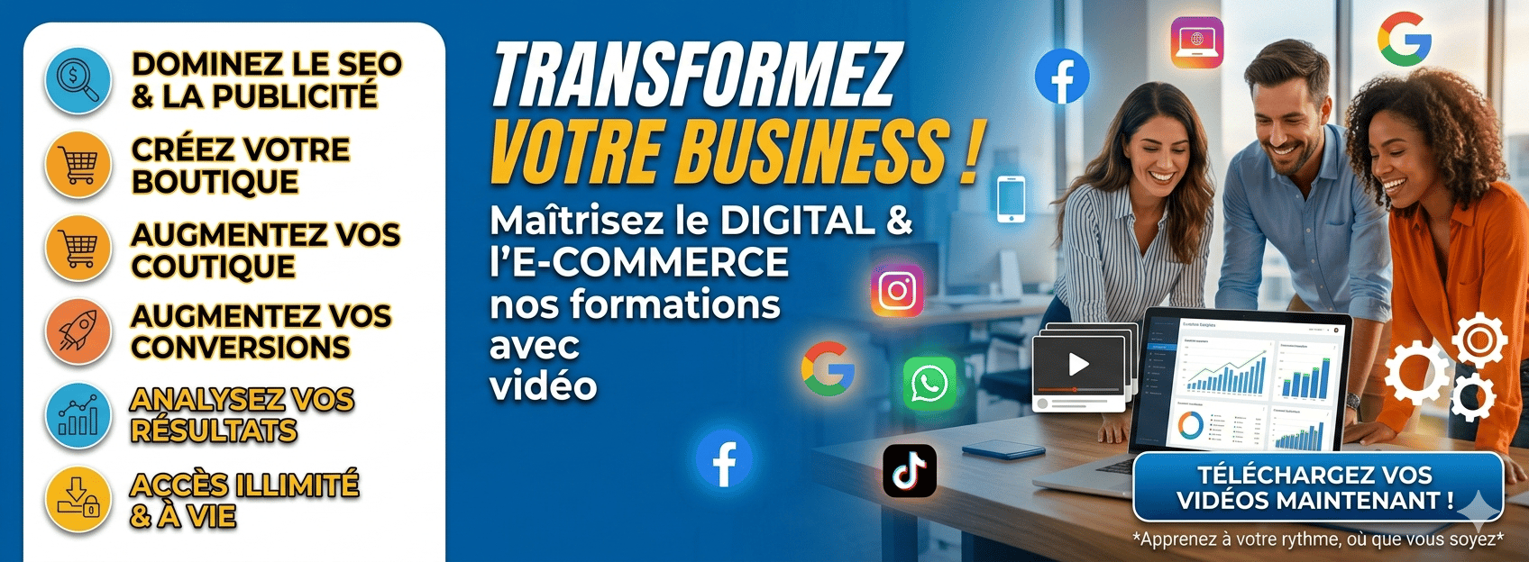 19 FORMATIONS EN MARKETING DIGITAL