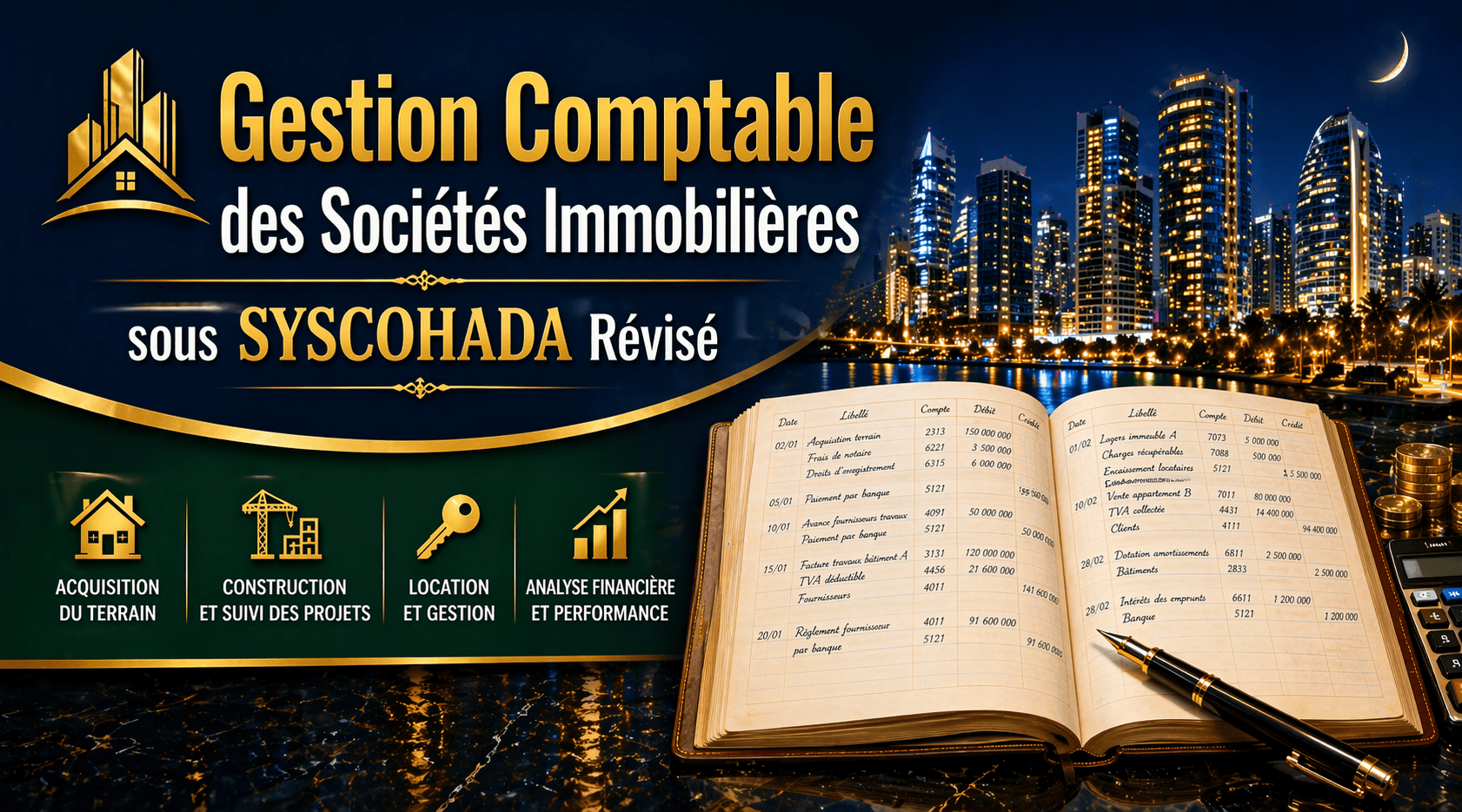 GESTION COMPTABLE DES SOCIÉTÉS IMMOBILIÈRES sous SYSCOHADA Révisé