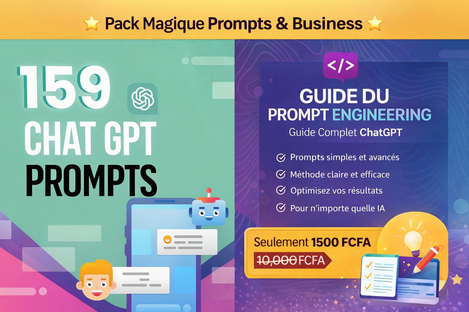 📚Pack Prompts Business IA - Boostez vos ventes