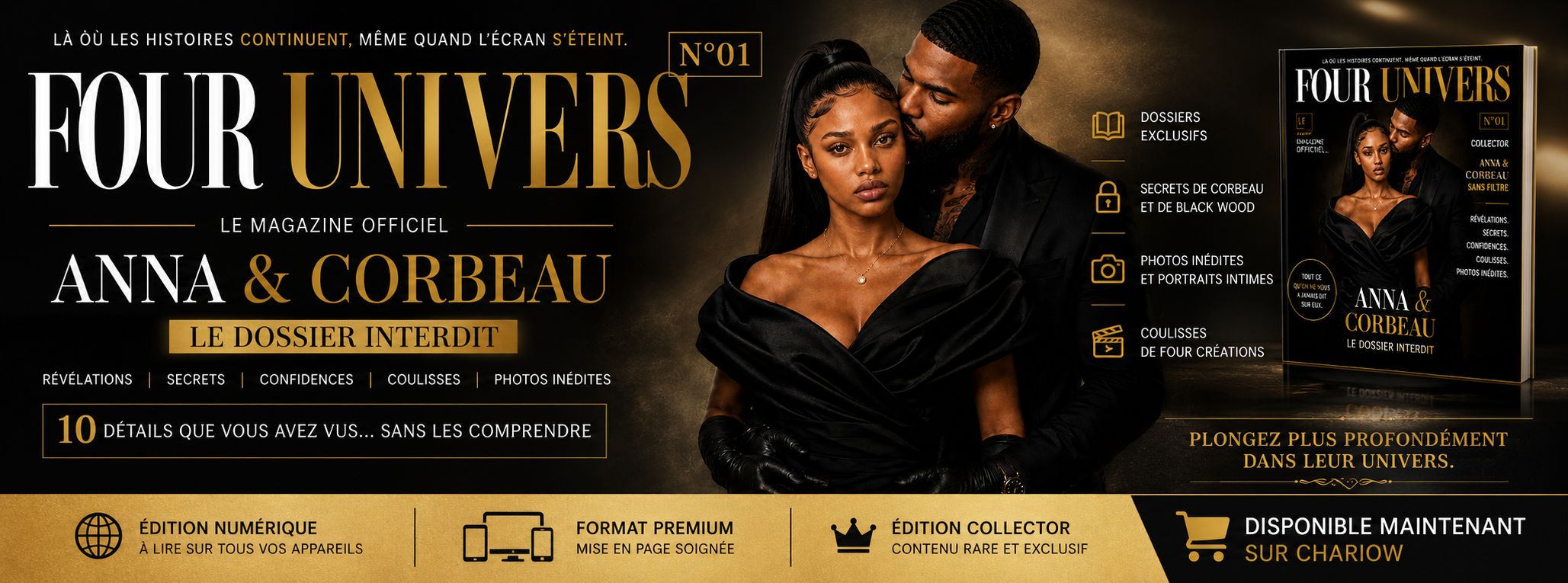 FOUR UNIVERS N°01 — MAGAZINE COLLECTOR : ANNA ET LE CRIMINEL